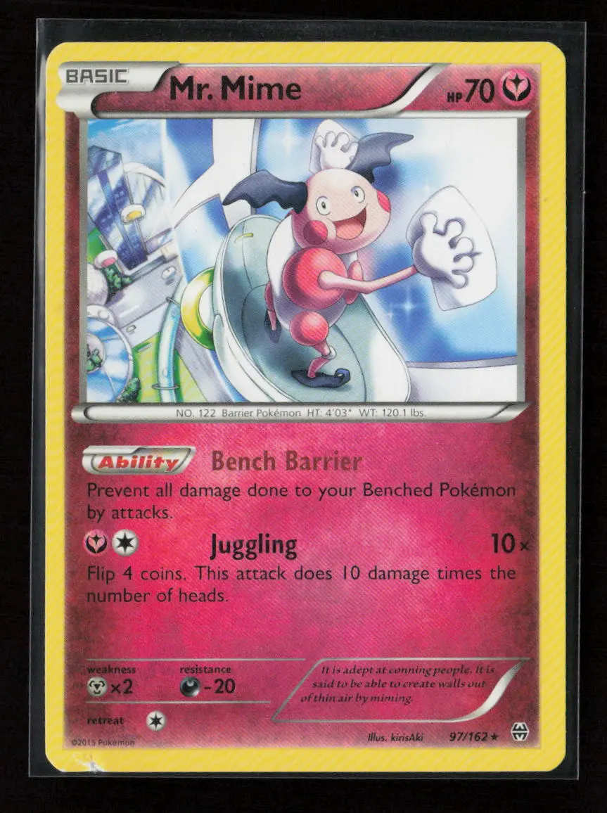 Mr. Mime Rare Xy - Breakthrough 97/162 Lp 1