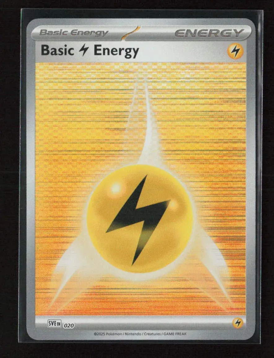 Basic Lightning Energy - Common Sve: Scarlet & Violet Energies 020 Nm 1
