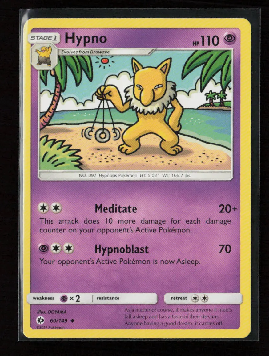 Hypno Classic Collection Trading Card Game Classic 012/034 Lp 1