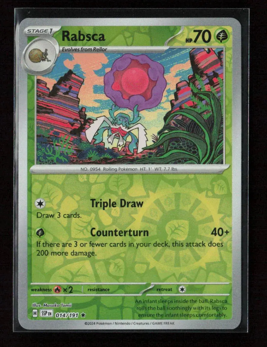 Rabsca Rare Sv08: Surging Sparks 014/191 Nm 1