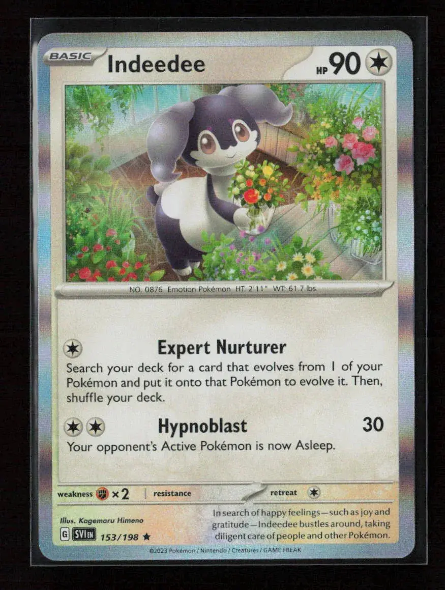 Indeedee Rare Sv01: Scarlet & Violet Base Set 153/198 Nm 1