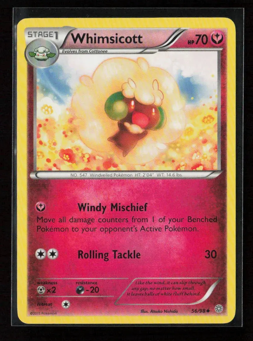 Whimsicott Uncommon Xy - Ancient Origins 56/98 Nm 1