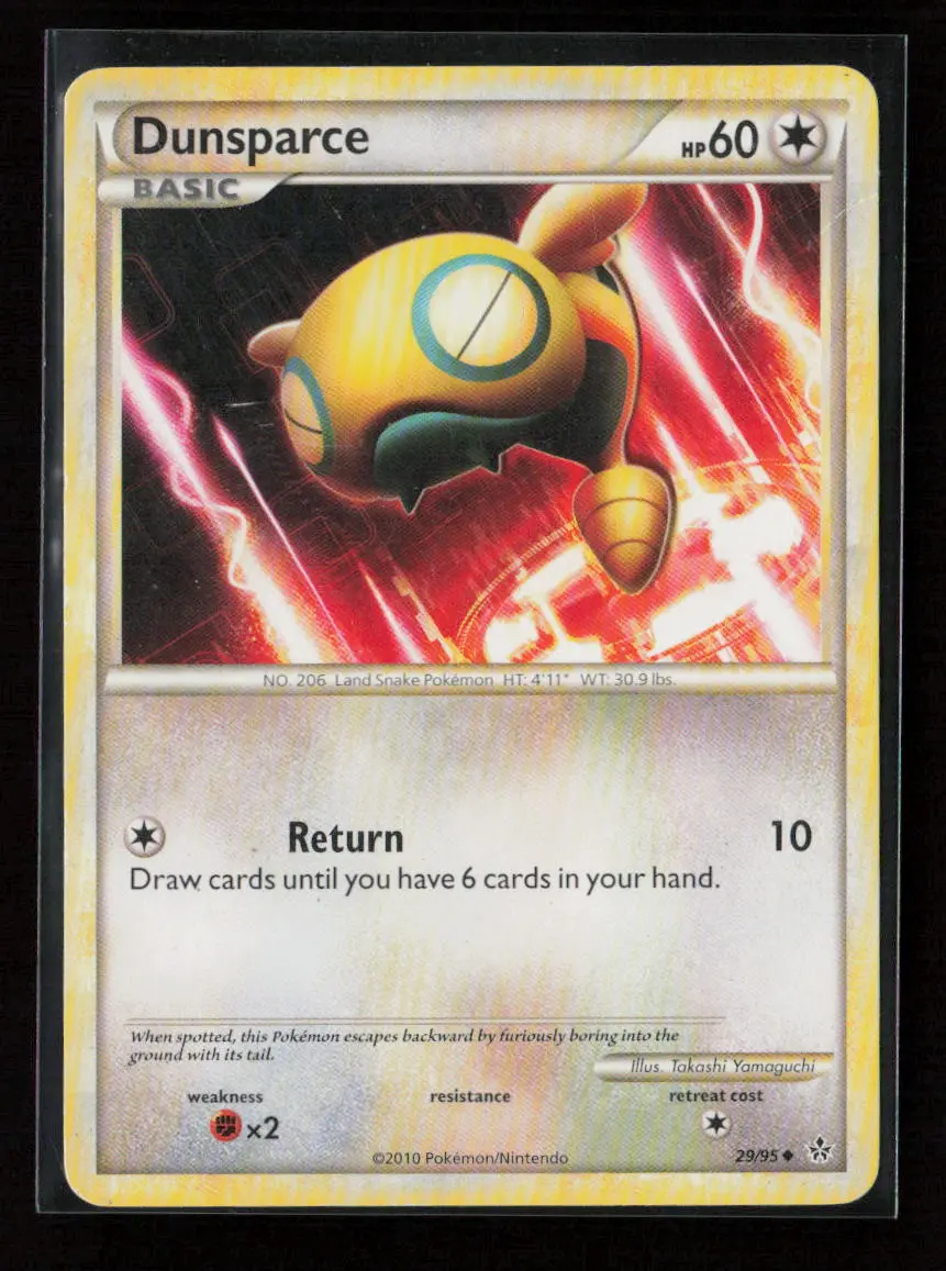 Dunsparce Uncommon Unleashed 29/95 Mp 1