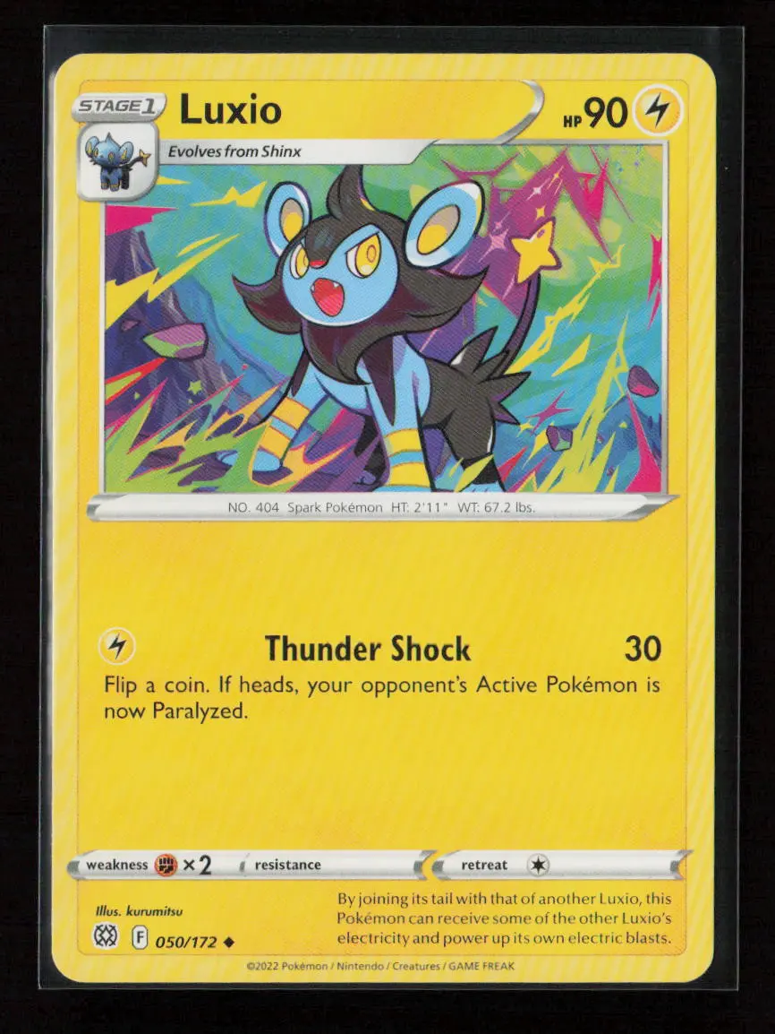 Luxio Uncommon Swsh09: Brilliant Stars 050/172 Lp 1