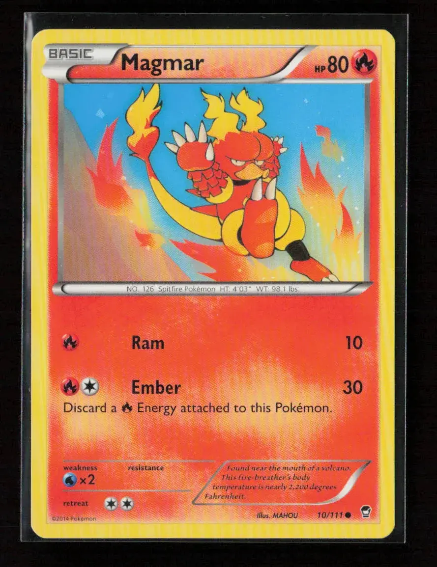 Magmar Common Xy - Furious Fists 10/111 Nm 1