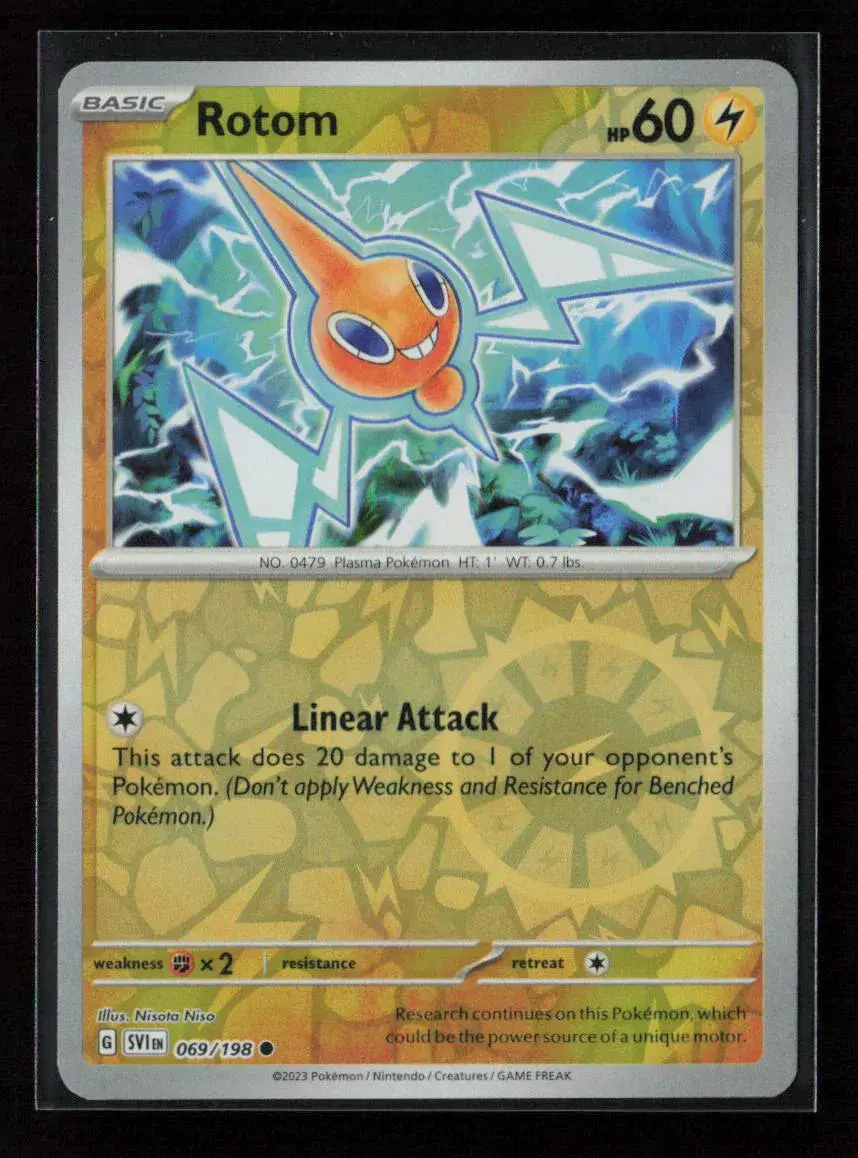 Rotom - Common Sv01: Scarlet & Violet Base Set 069/198 Nm 1