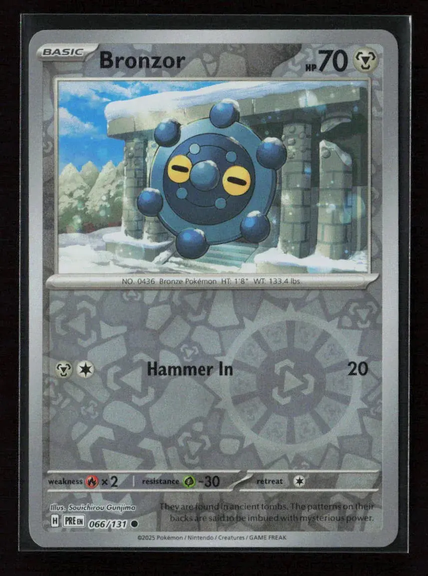 Bronzor Common Sv: Prismatic Evolutions 066/131 Nm 1
