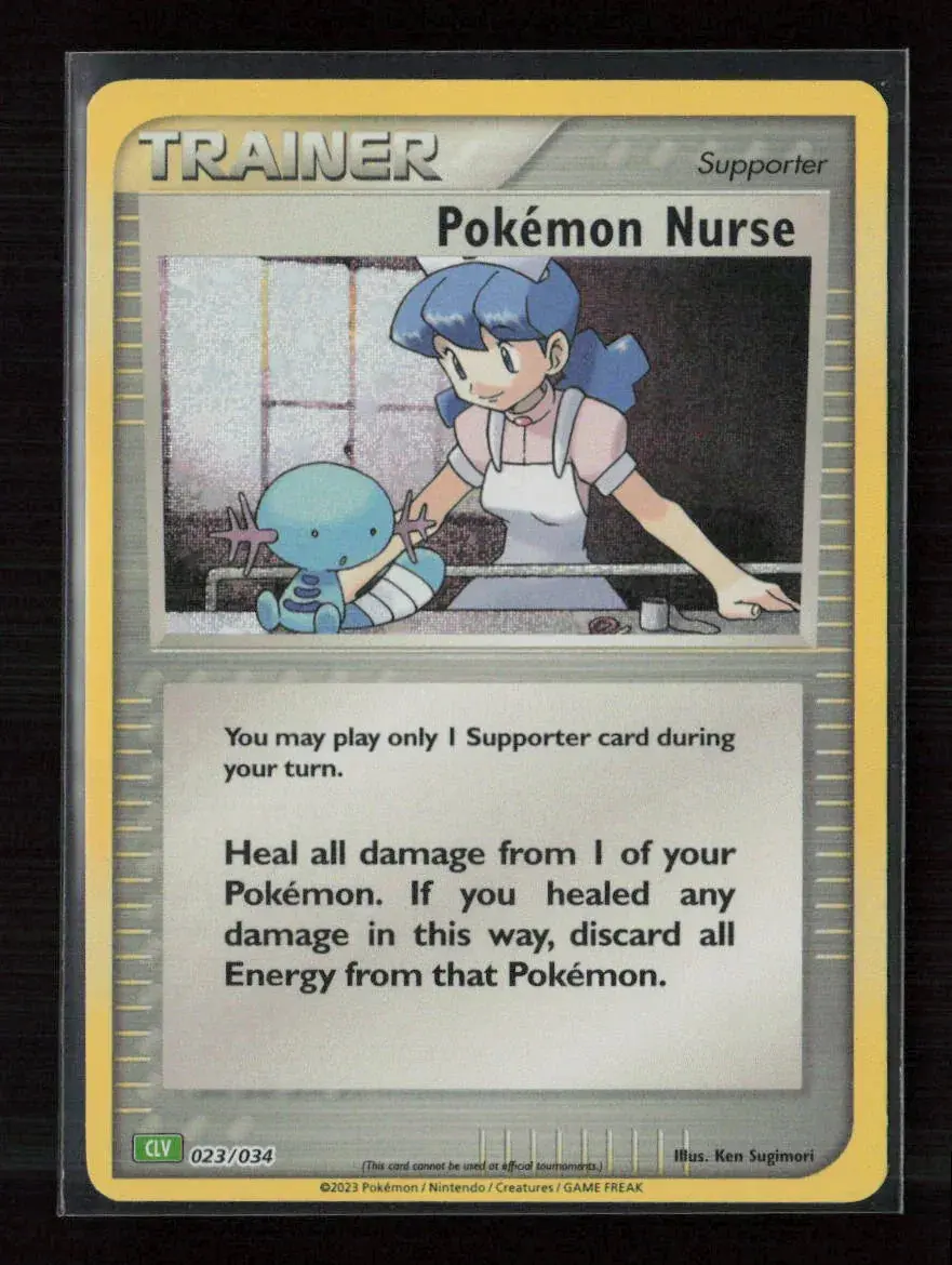 Pokemon Nurse Classic Collection Trading Card Game Classic 023/034 Nm 1
