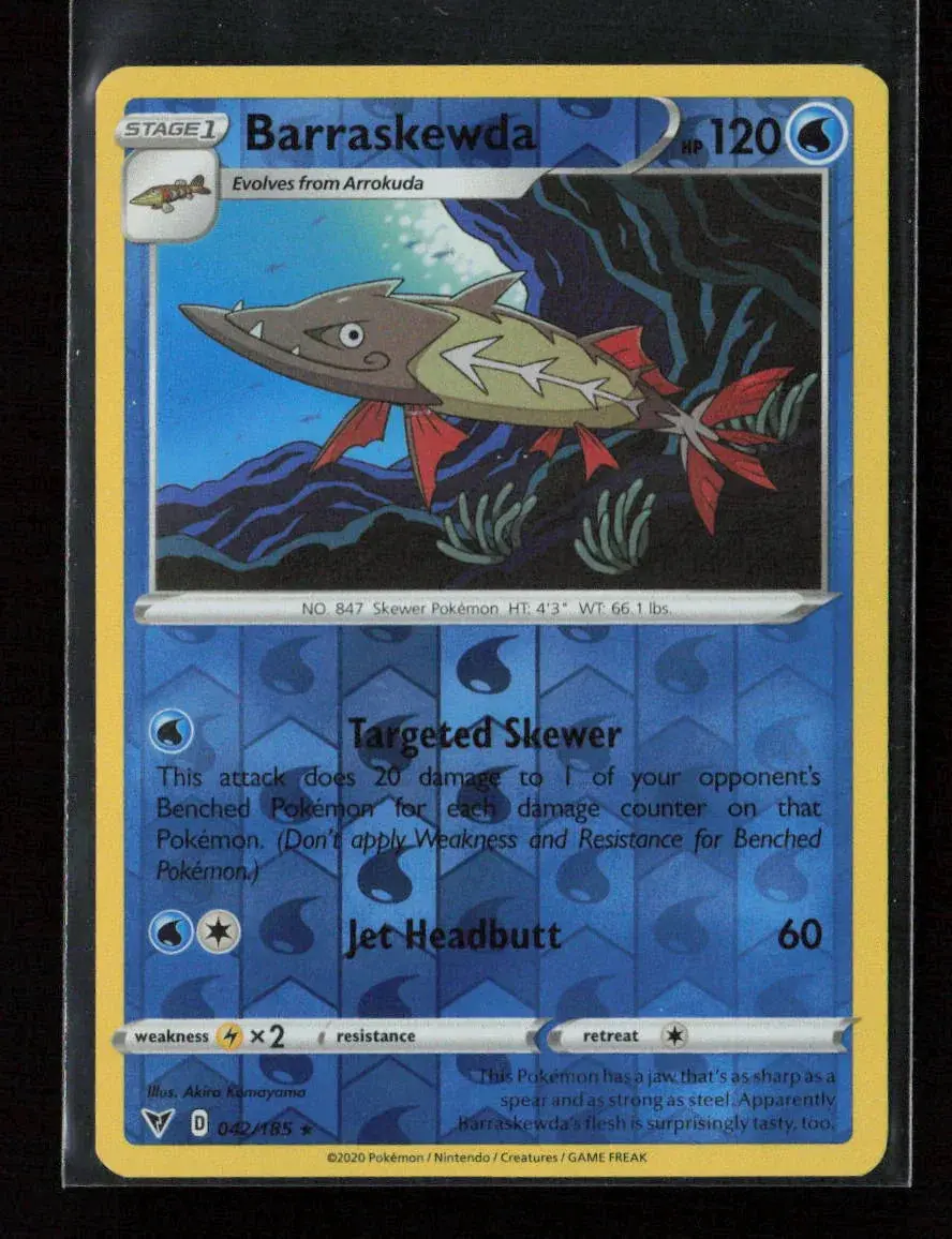 Barraskewda Rare Swsh04: Vivid Voltage 042/185 Nm 1