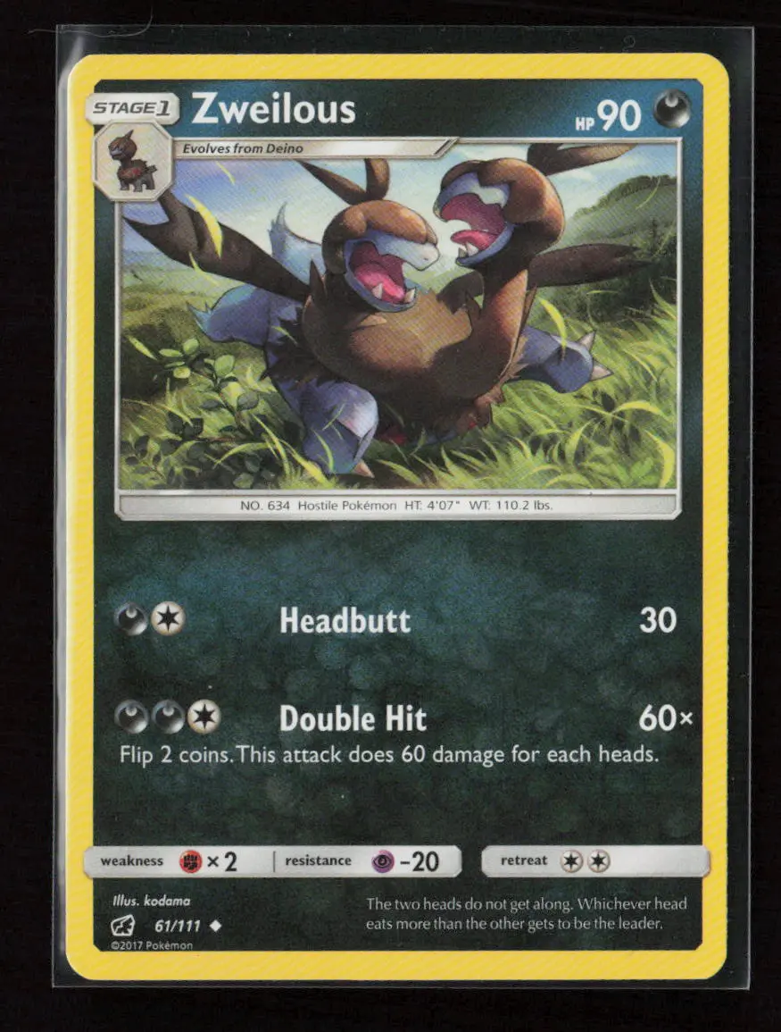 Zweilous Uncommon Sm - Crimson Invasion 61/111 Lp 1
