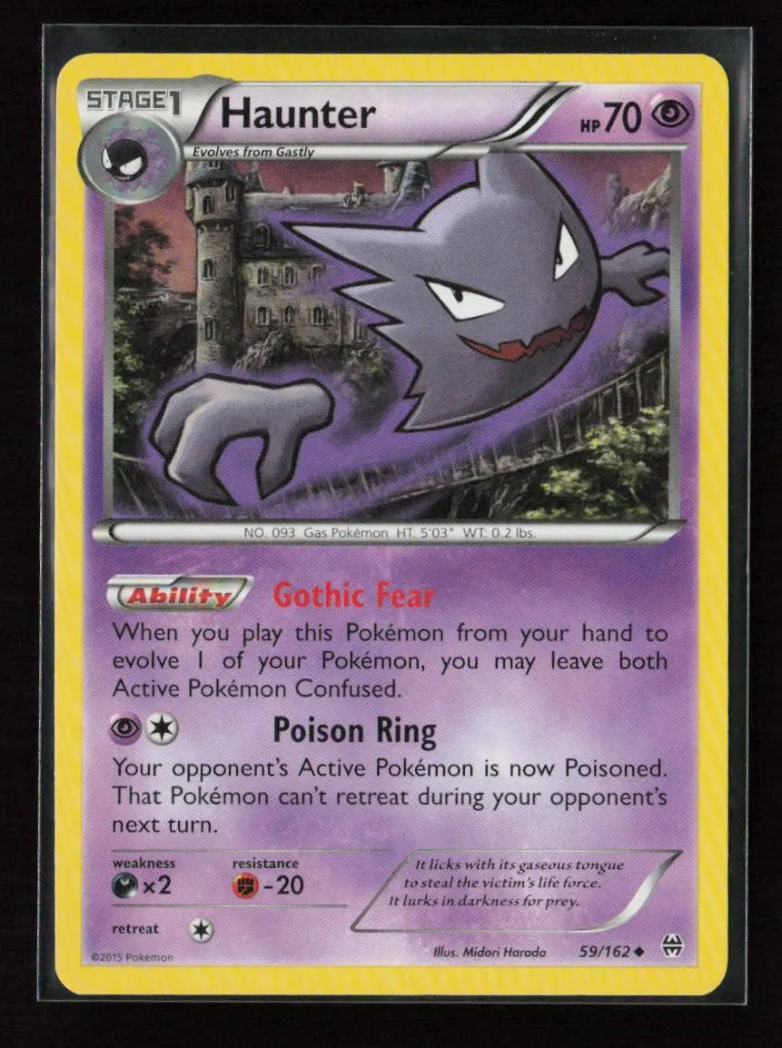 Haunter Uncommon Xy - Breakthrough 59/162 Lp 1