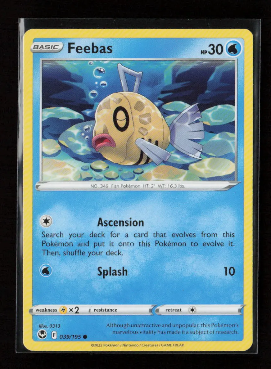 Feebas Common Swsh12: Silver Tempest 039/195 Lp 1