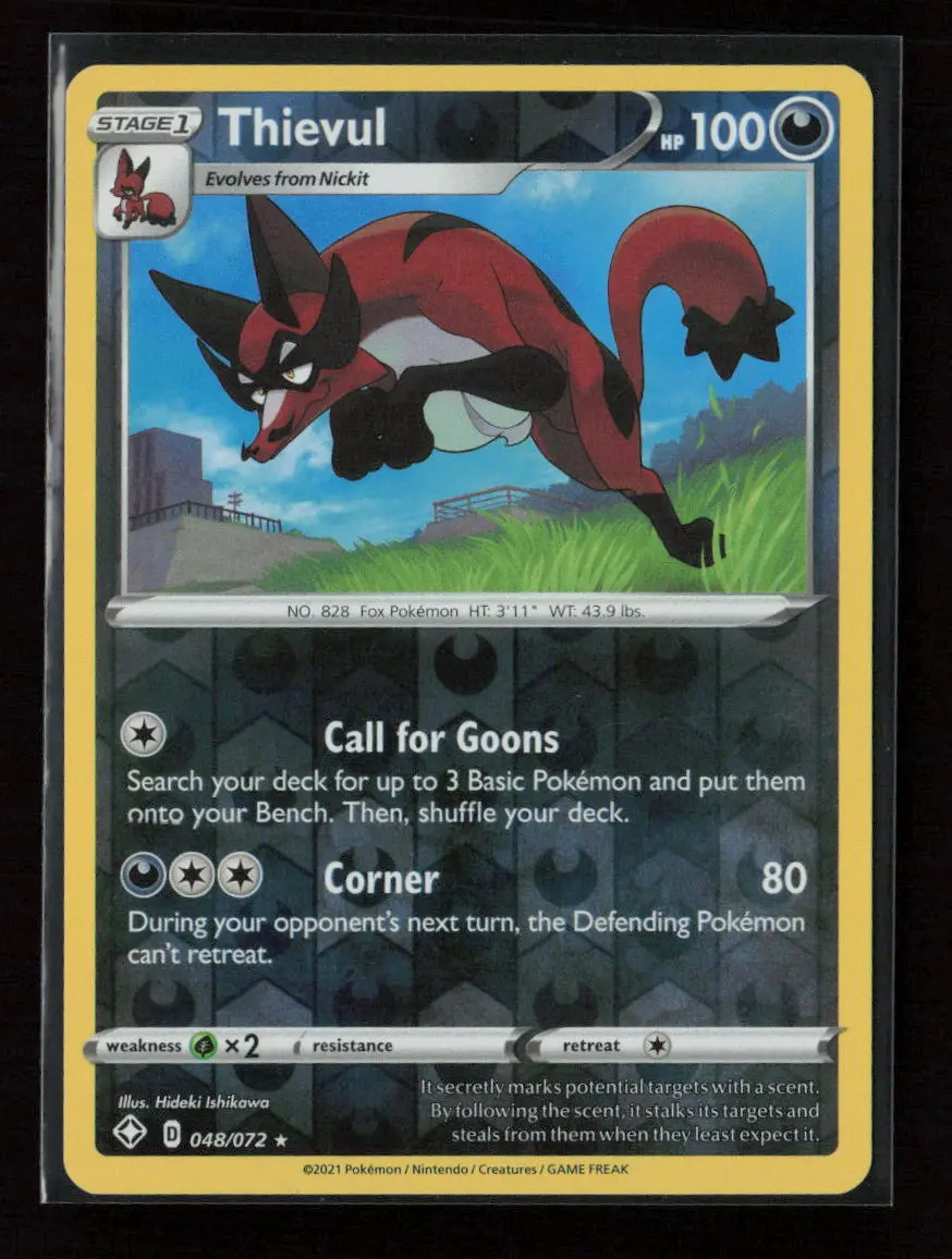 Thievul Holo Rare Shining Fates 048/072 Lp 1