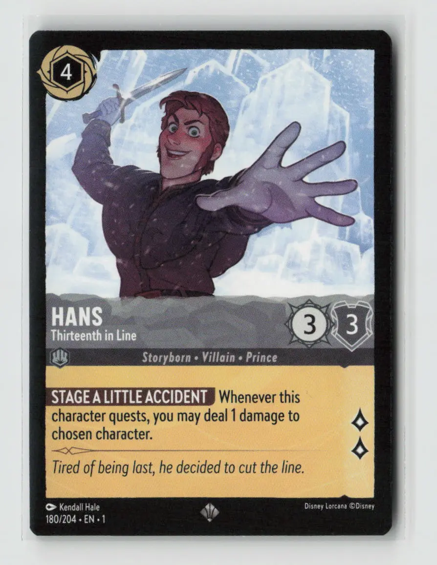 Hans - Thirteenth In Line Super Rare The First Chapter 180/204 Nm 1