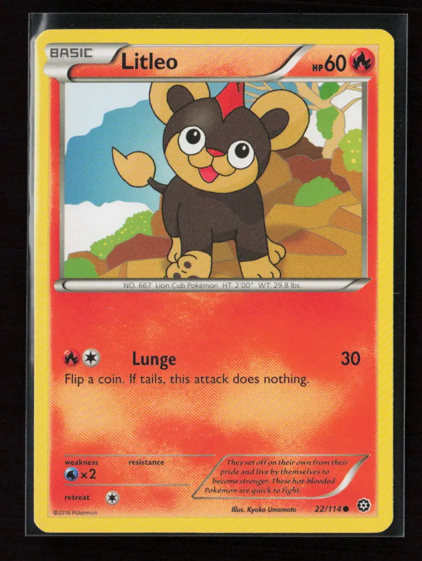Litleo Common Xy - Steam Siege 22/114 Lp 1