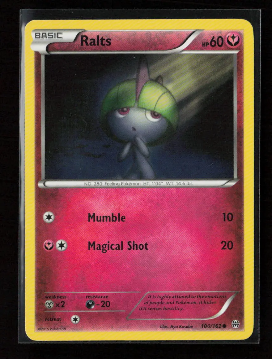 Ralts (100) Common Xy - Breakthrough 100/162 Lp 1