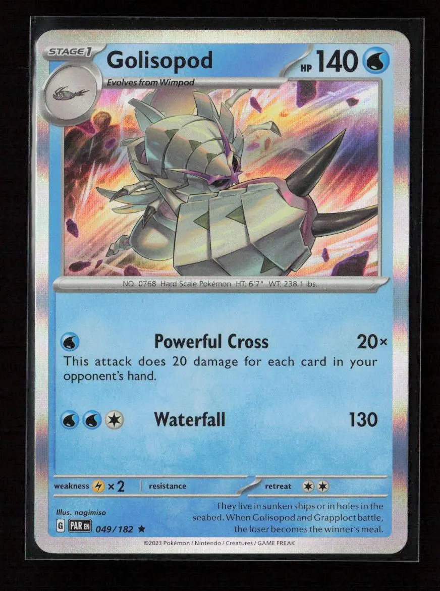 Golisopod Rare Sv04: Paradox Rift 049/182 Nm 1