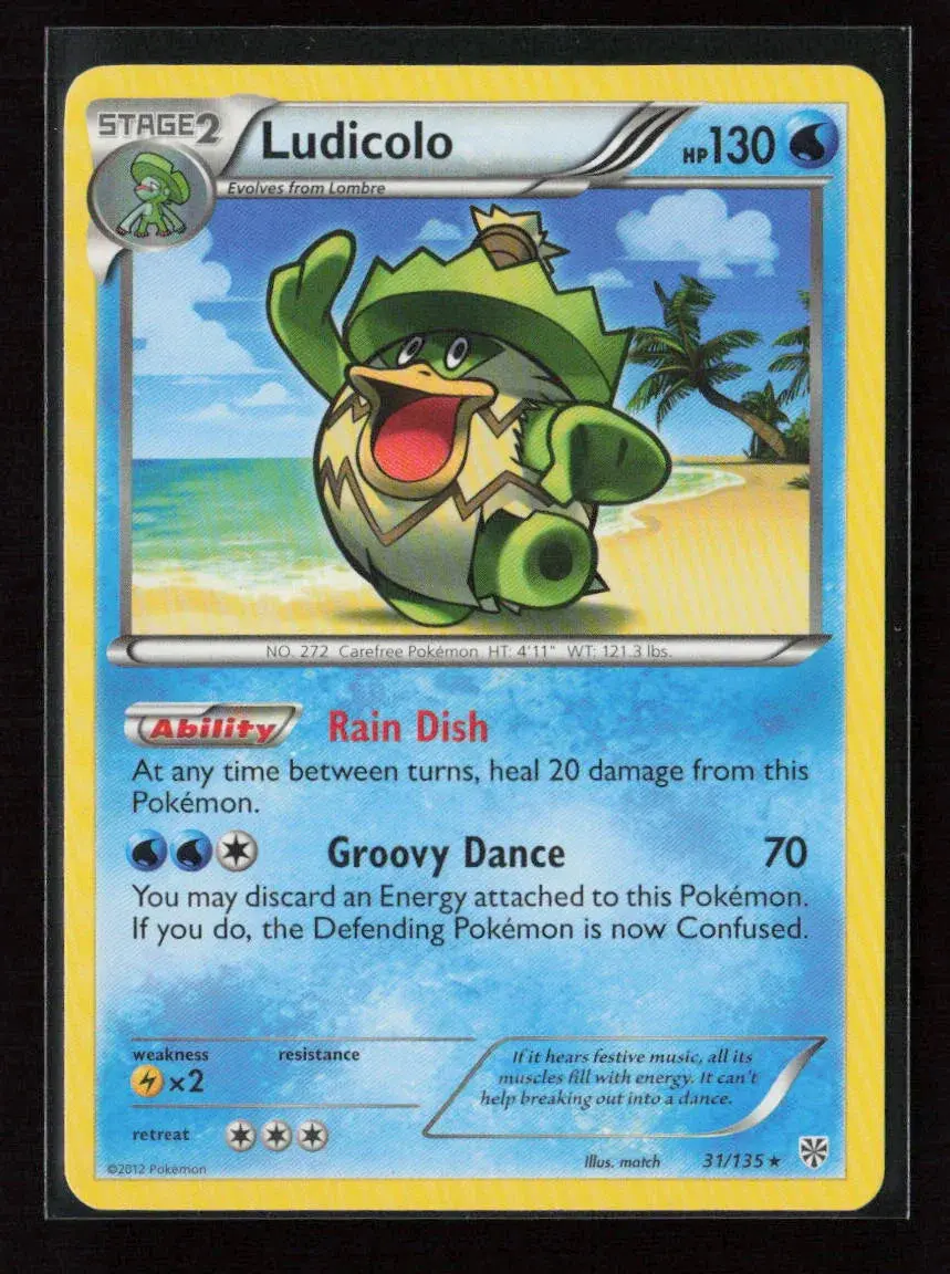 Ludicolo Rare Plasma Storm 31/135 Nm 1