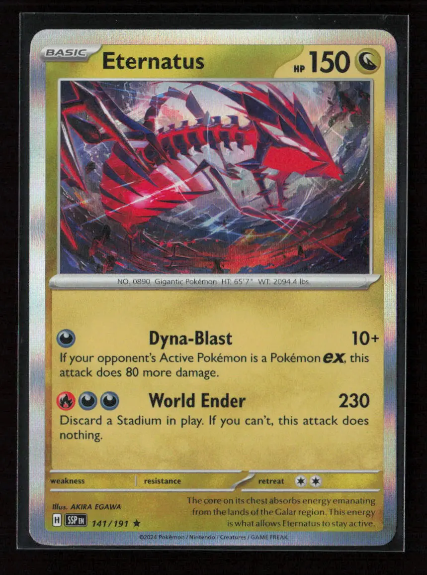 Eternatus Rare Sv08: Surging Sparks 141/191 Nm 1