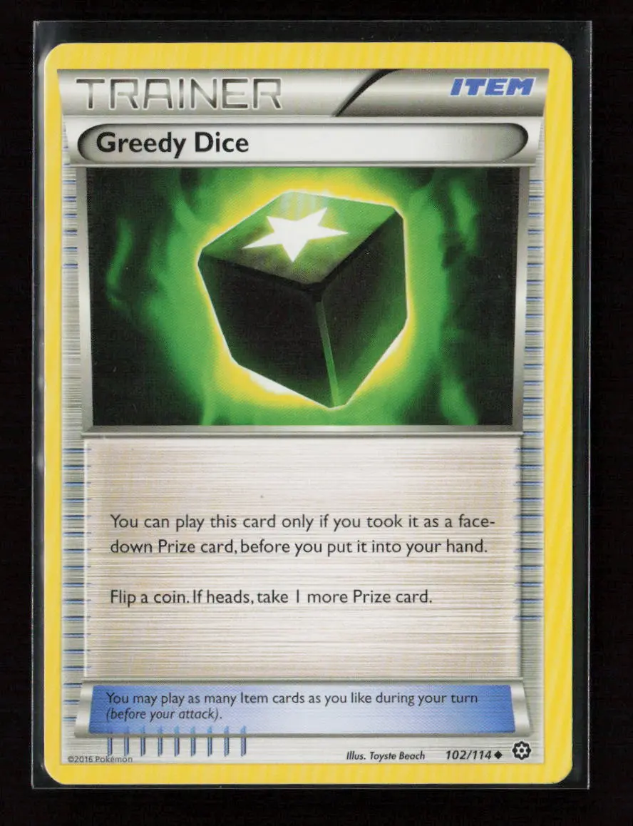 Greedy Dice Uncommon Xy - Steam Siege 102/114 Mp 1