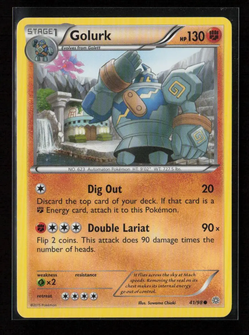 Golurk (41) Common Xy - Ancient Origins 41/98 Nm 1
