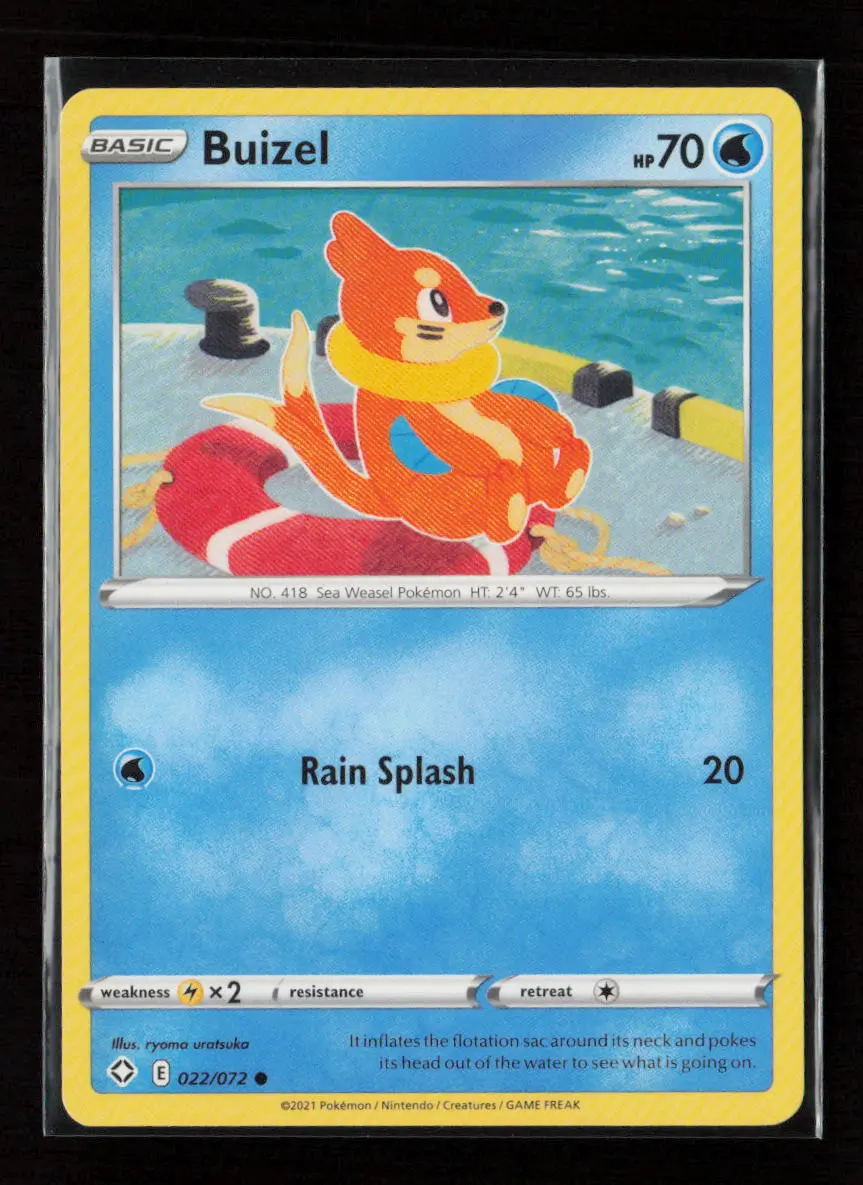 Buizel Common Shining Fates 022/072 Lp 1