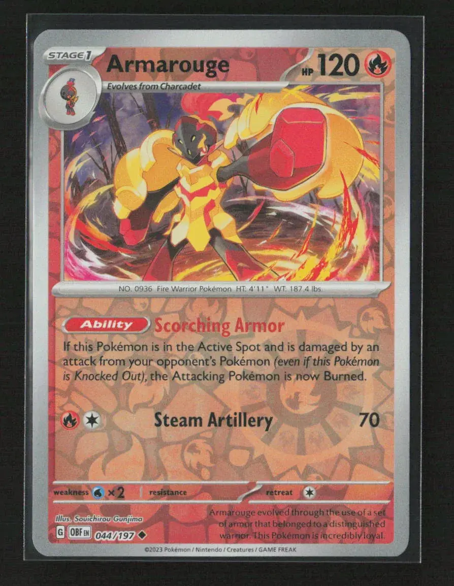 Armarouge Uncommon Sv03: Obsidian Flames 044/197 Nm 1