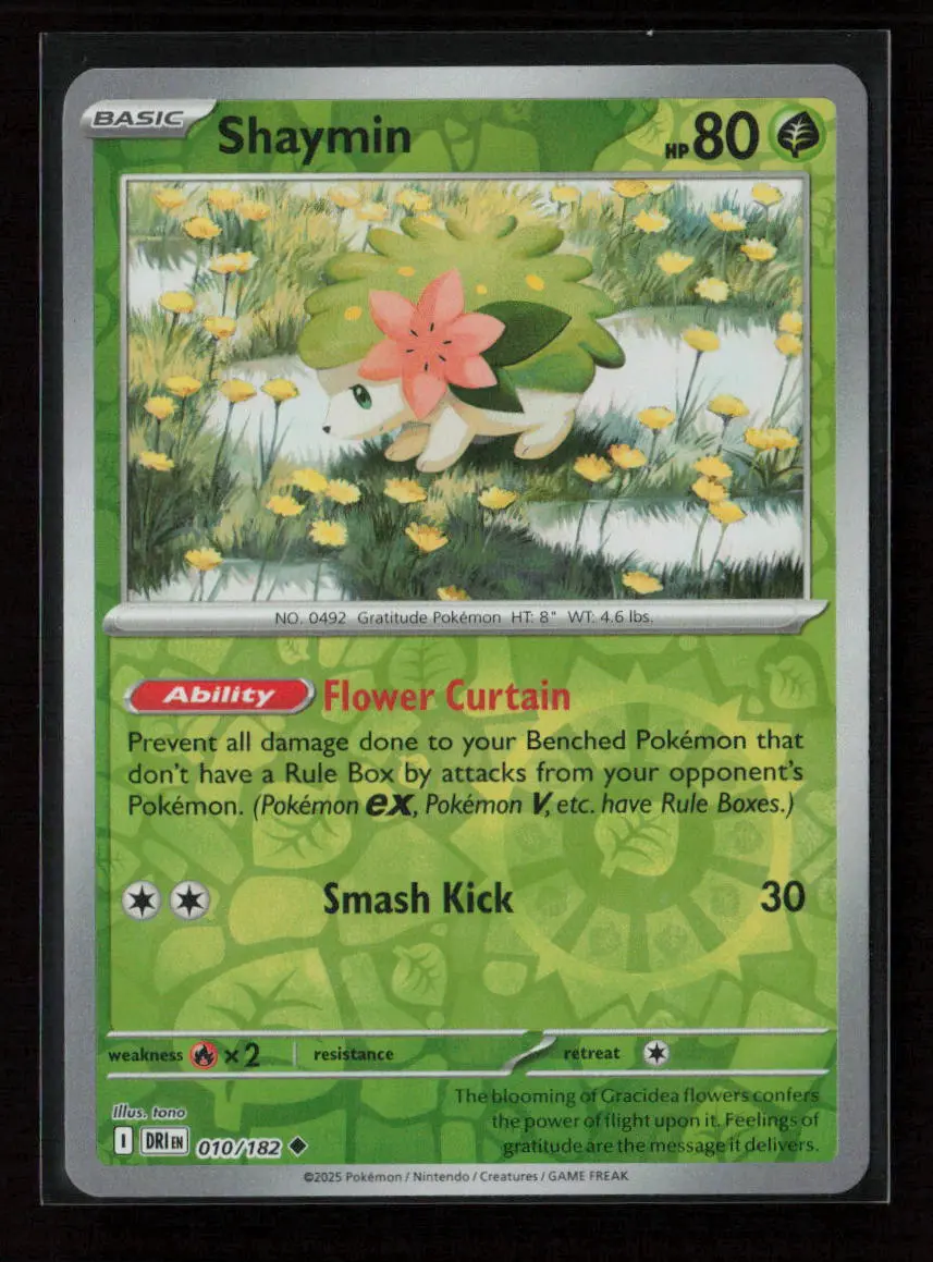 Shaymin - Uncommon Sv10: Destined Rivals 010/182 Nm 1