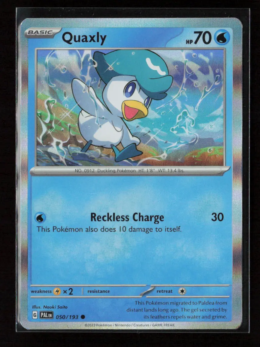 Quaxly - (Summer 2023 Collector Chest) Common Miscellaneous Cards & Products 050/193 Nm 1