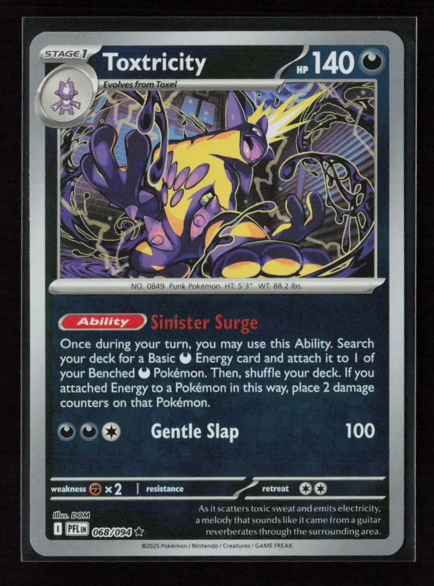 Toxtricity Rare Me02: Phantasmal Flames 068/094 Nm 1