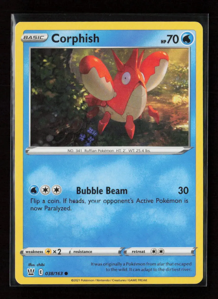 Corphish Common Swsh05: Battle Styles 038/163 Lp 1