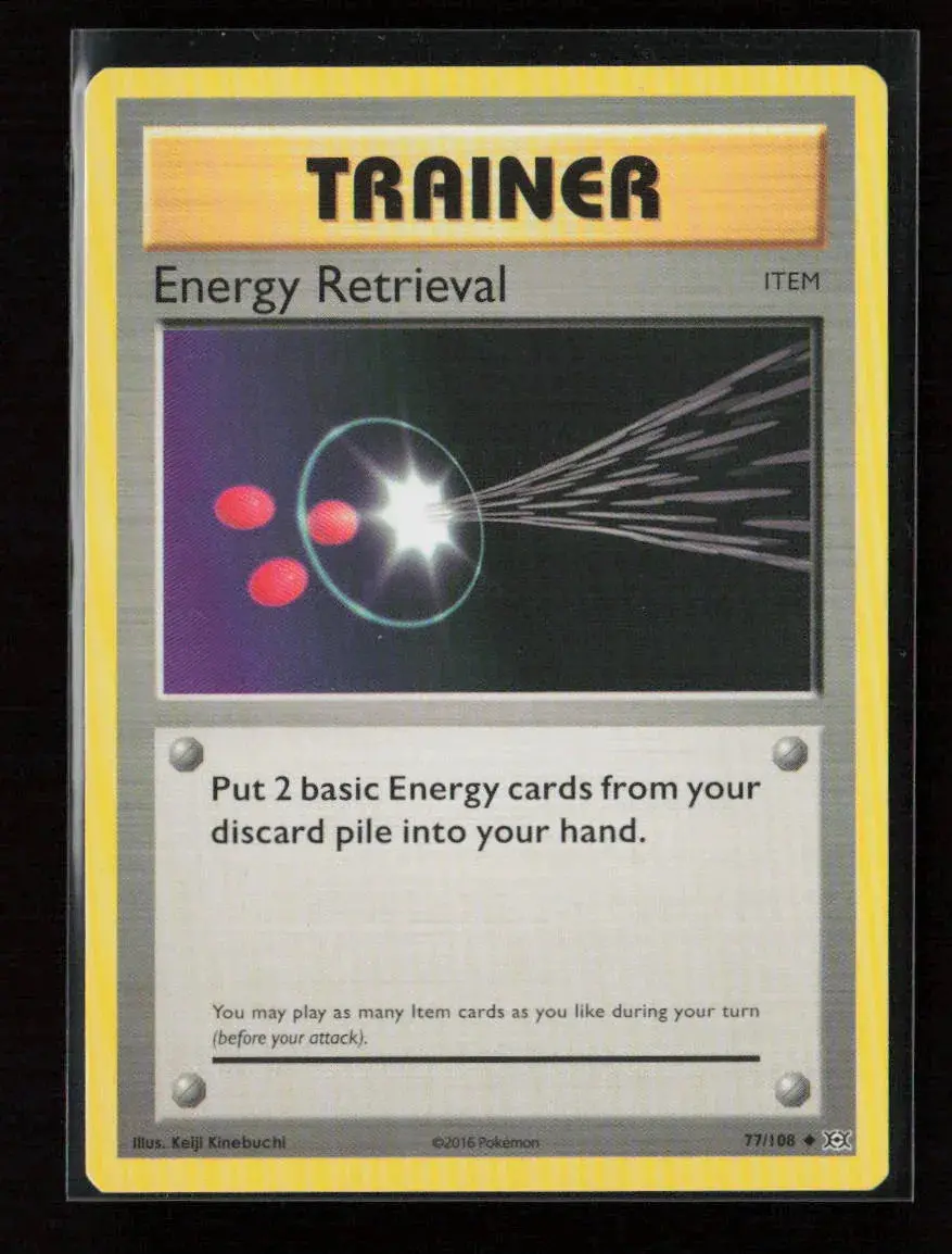 Energy Retrieval Uncommon Xy - Evolutions 77/108 Lp 1