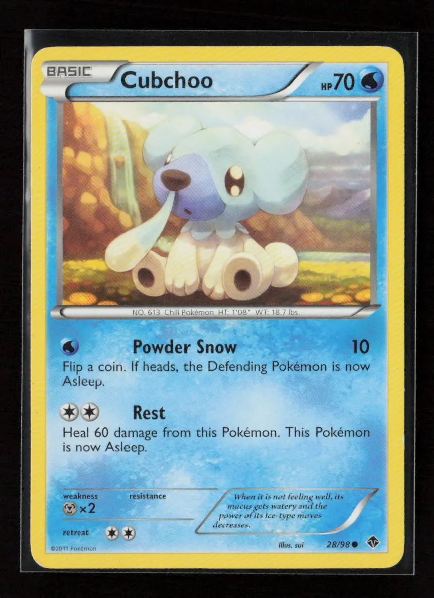 Cubchoo (28) Common Emerging Powers 28/98 Lp 1