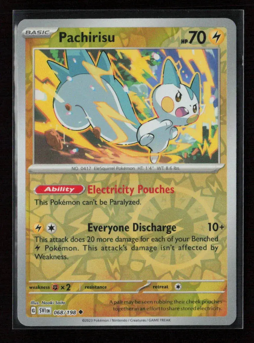 Pachirisu - Uncommon Sv01: Scarlet & Violet Base Set 068/198 Nm 1