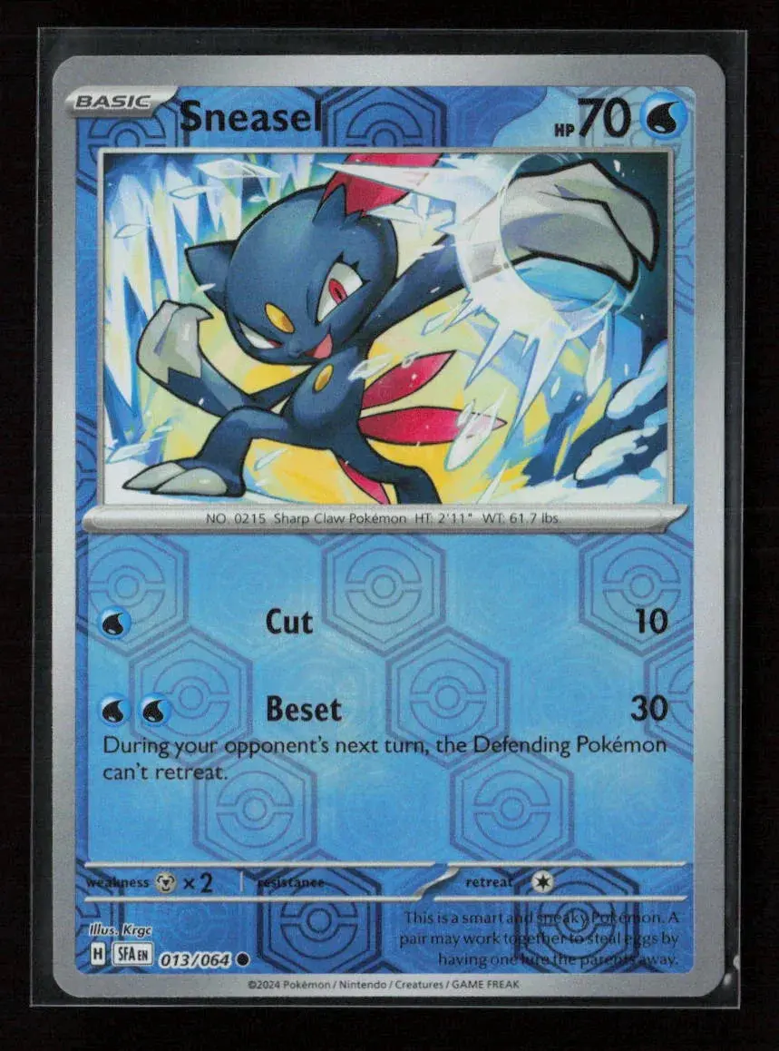 Sneasel Common Sv: Shrouded Fable 013/064 Nm 1