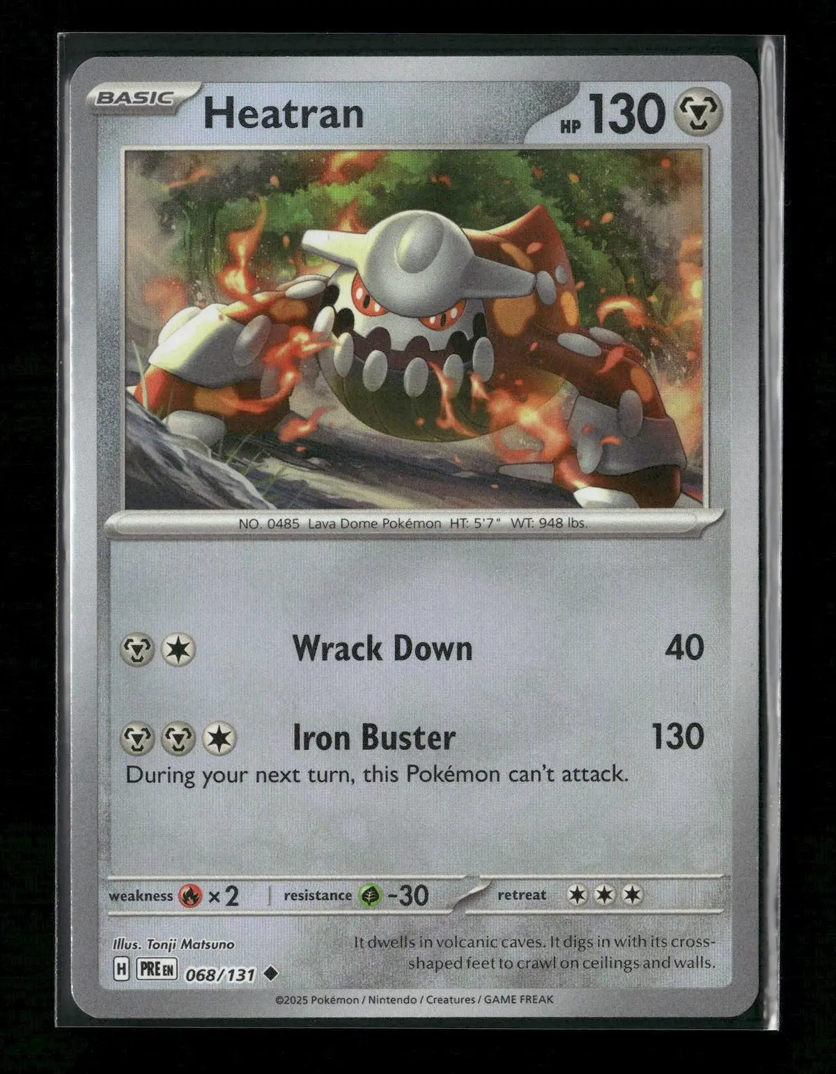 Heatran (Poke Ball Pattern) Uncommon Sv: Prismatic Evolutions 068/131 Nm 1