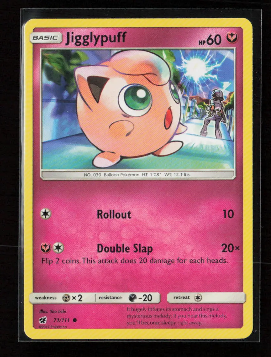Jigglypuff Common Sm - Crimson Invasion 71/111 Lp 1