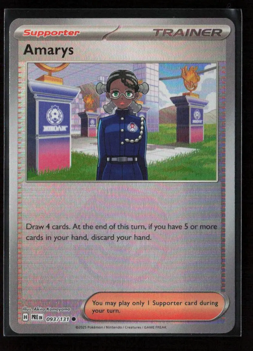 Amarys - (Poke Ball Pattern) Common Sv: Prismatic Evolutions 093/131 Nm 1