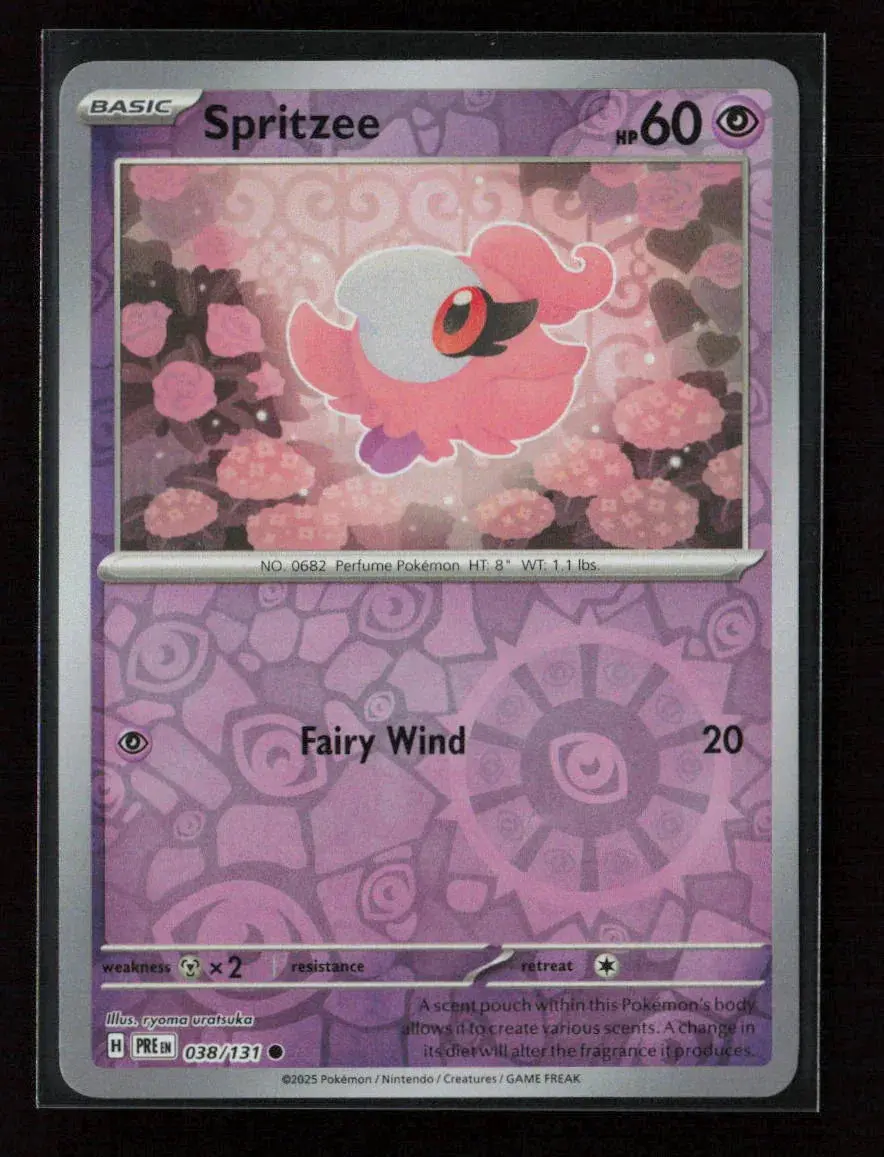 Spritzee Common Sv: Prismatic Evolutions 038/131 Nm 1