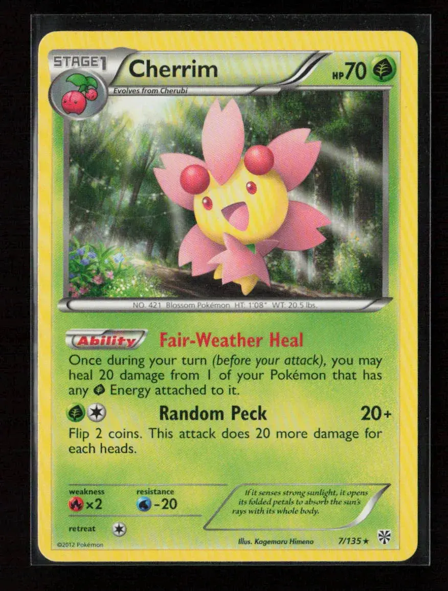 Cherrim Rare Plasma Storm 7/135 Lp 1