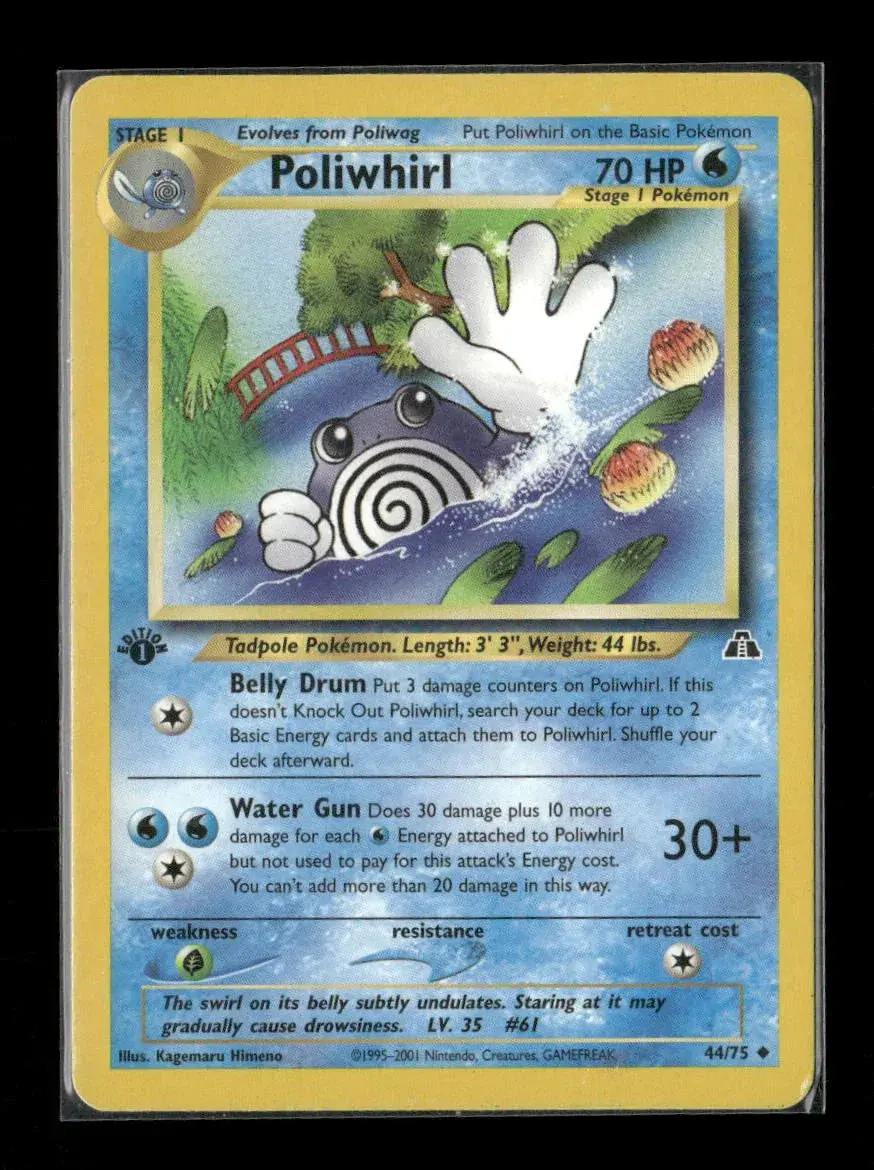 Poliwhirl Uncommon Neo Discovery 44/75 Lp 1