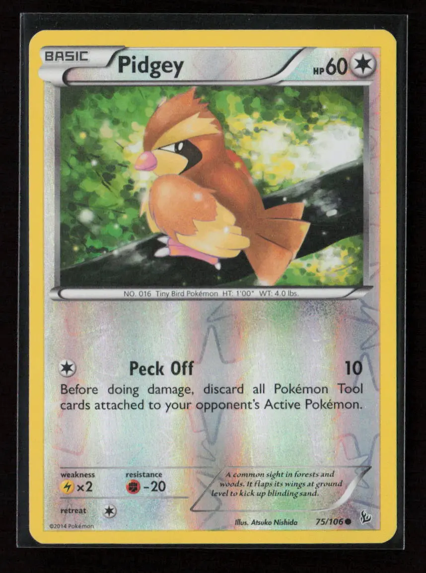 Pidgey Common Xy - Flashfire 75/106 Mp 1
