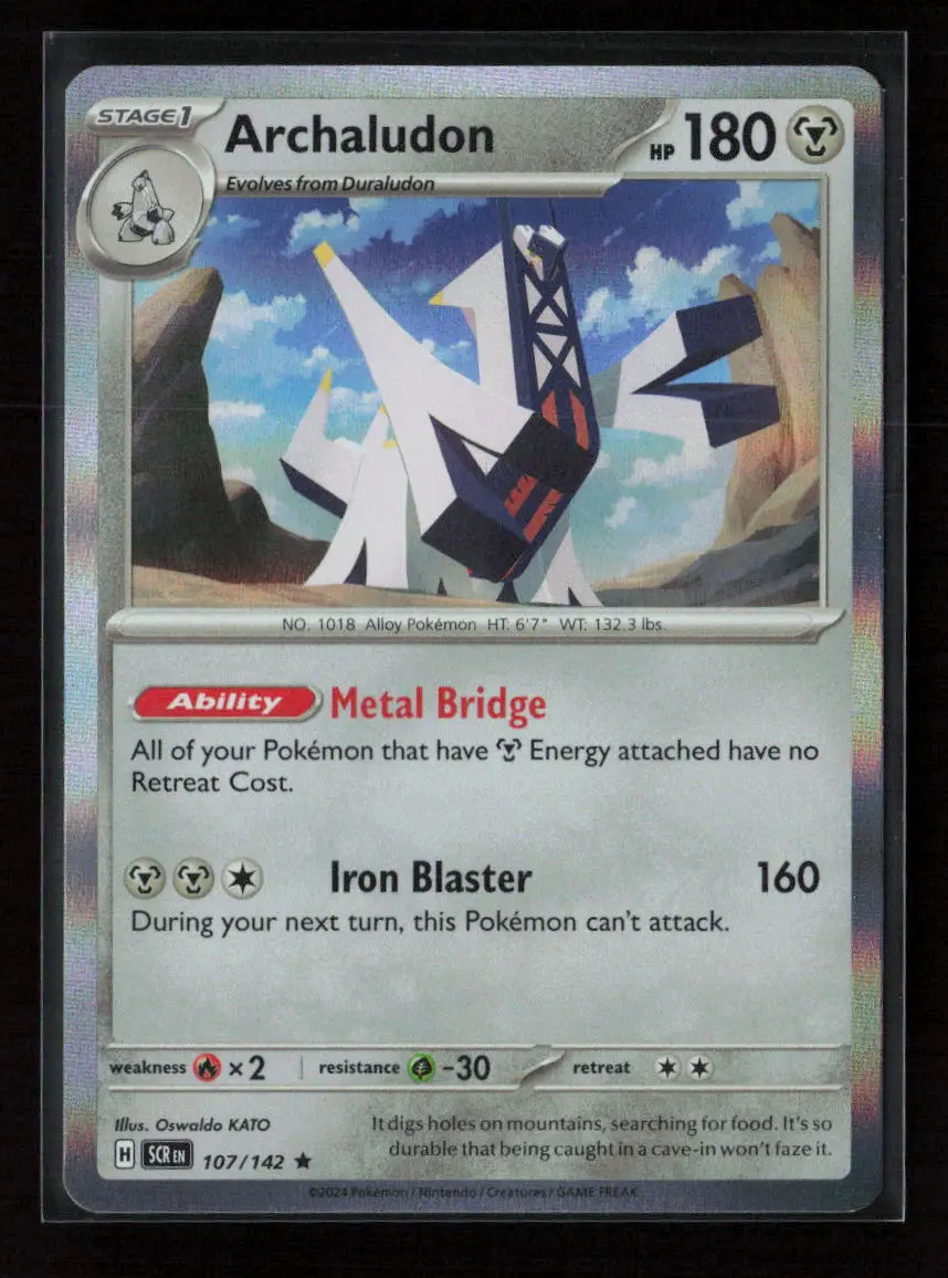 Archaludon - Rare Sv07: Stellar Crown 107/142 Nm 1