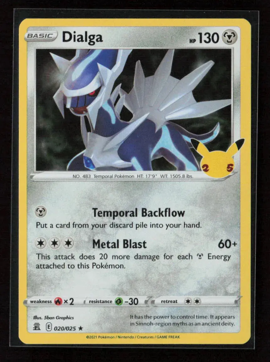 Dialga Holo Rare Celebrations 020/025 Nm 1