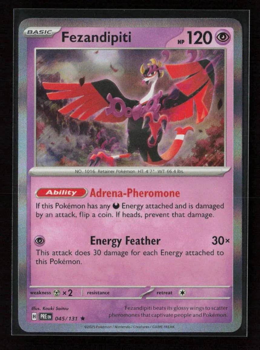 Fezandipiti Rare Sv: Prismatic Evolutions 045/131 Nm 1