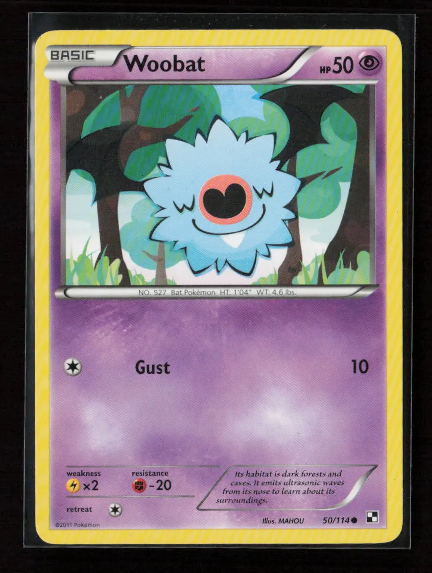 Woobat Common Black And White 50/114 Lp 1