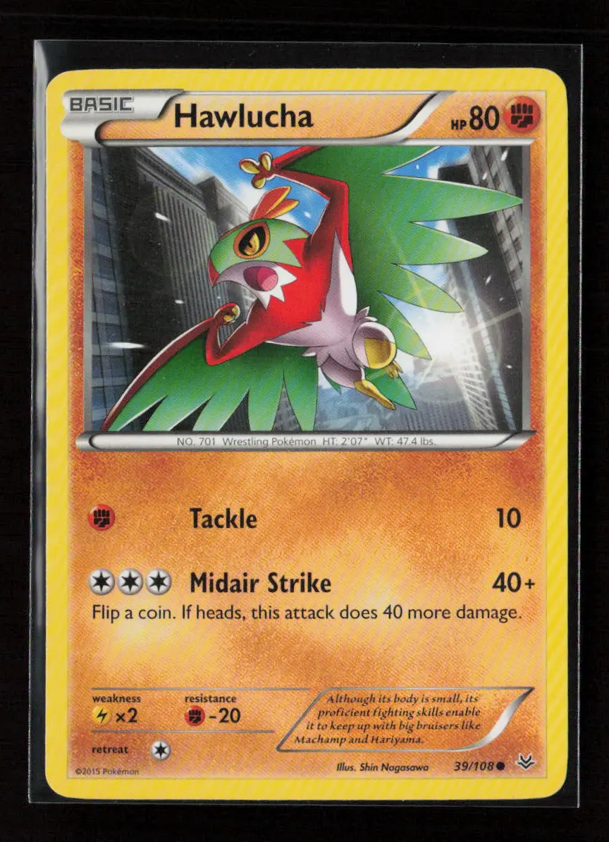Hawlucha Common Xy - Roaring Skies 39/108 Lp 1