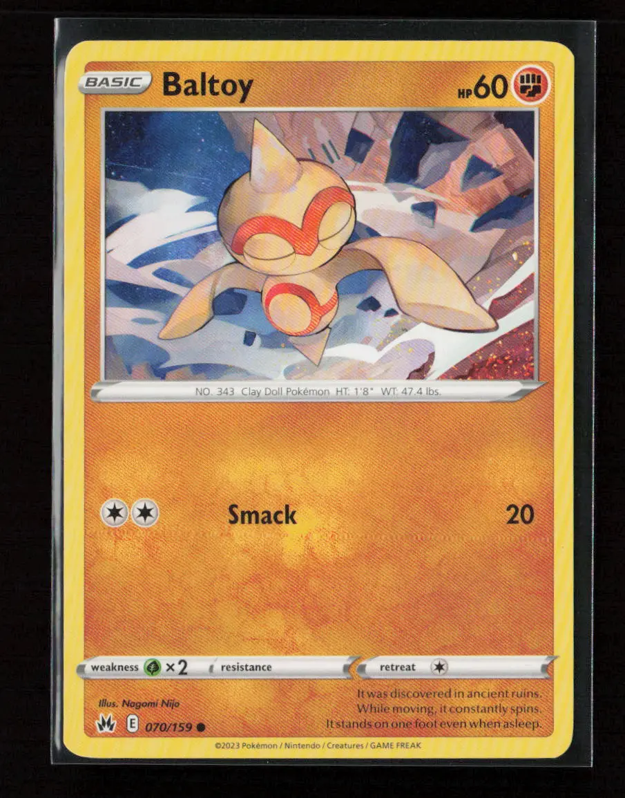 Baltoy Common Crown Zenith 070/159 Lp 1