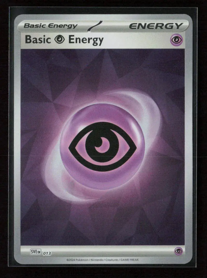 Basic Psychic Energy (Cracked Ice Holo) Common Sve: Scarlet & Violet Energies 013 Nm 1