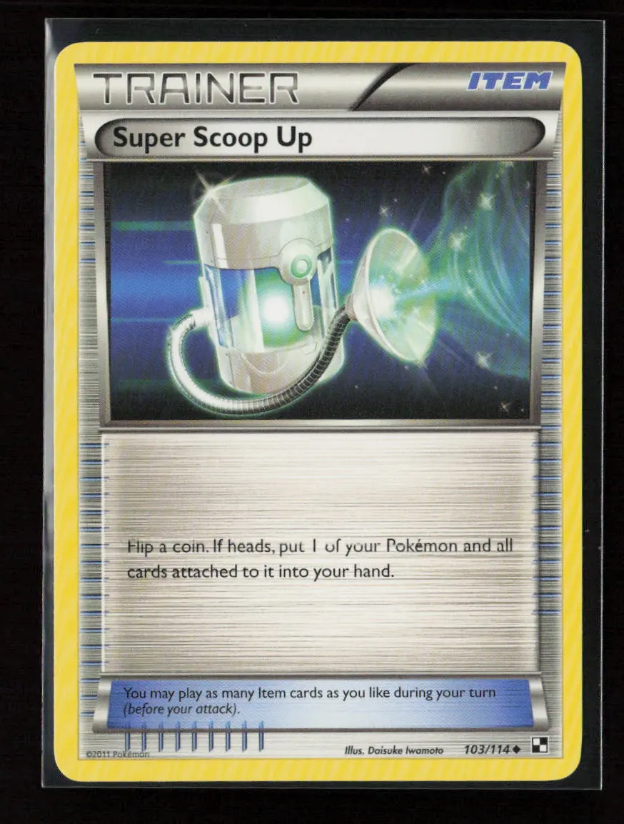 Super Scoop Up Uncommon Black And White 103/114 Nm 1